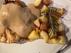 Chicken Fried Steak with Cream Gravy