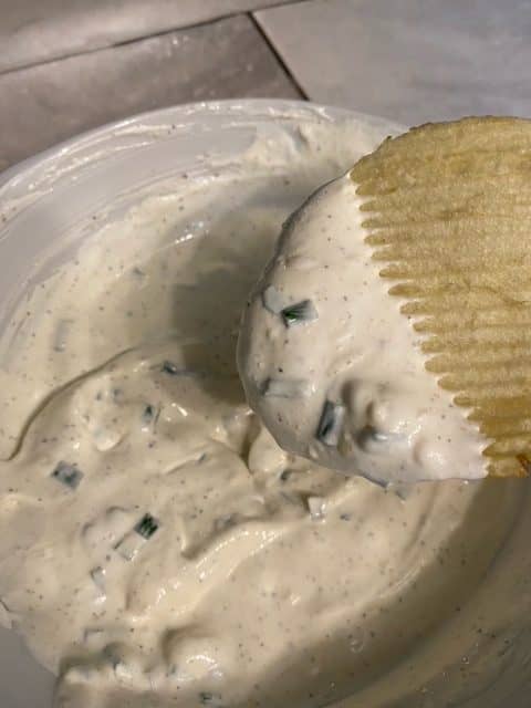 Blue Cheese and Chive Dip