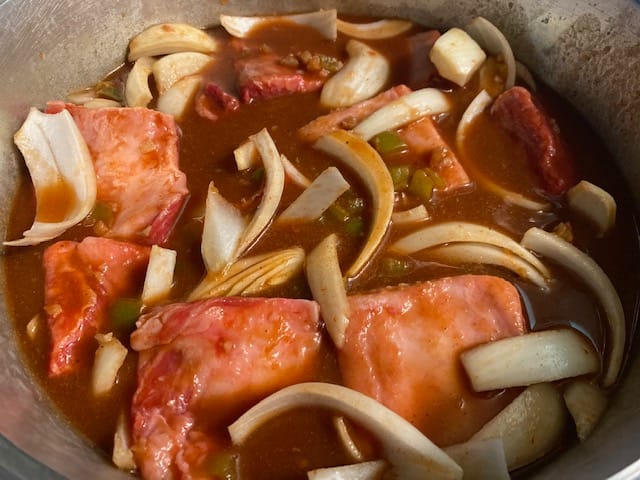 Jalapeño and Beer Braised Short Ribs before going in the oven