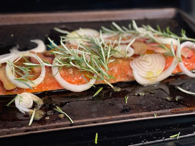 Salmon before the oven